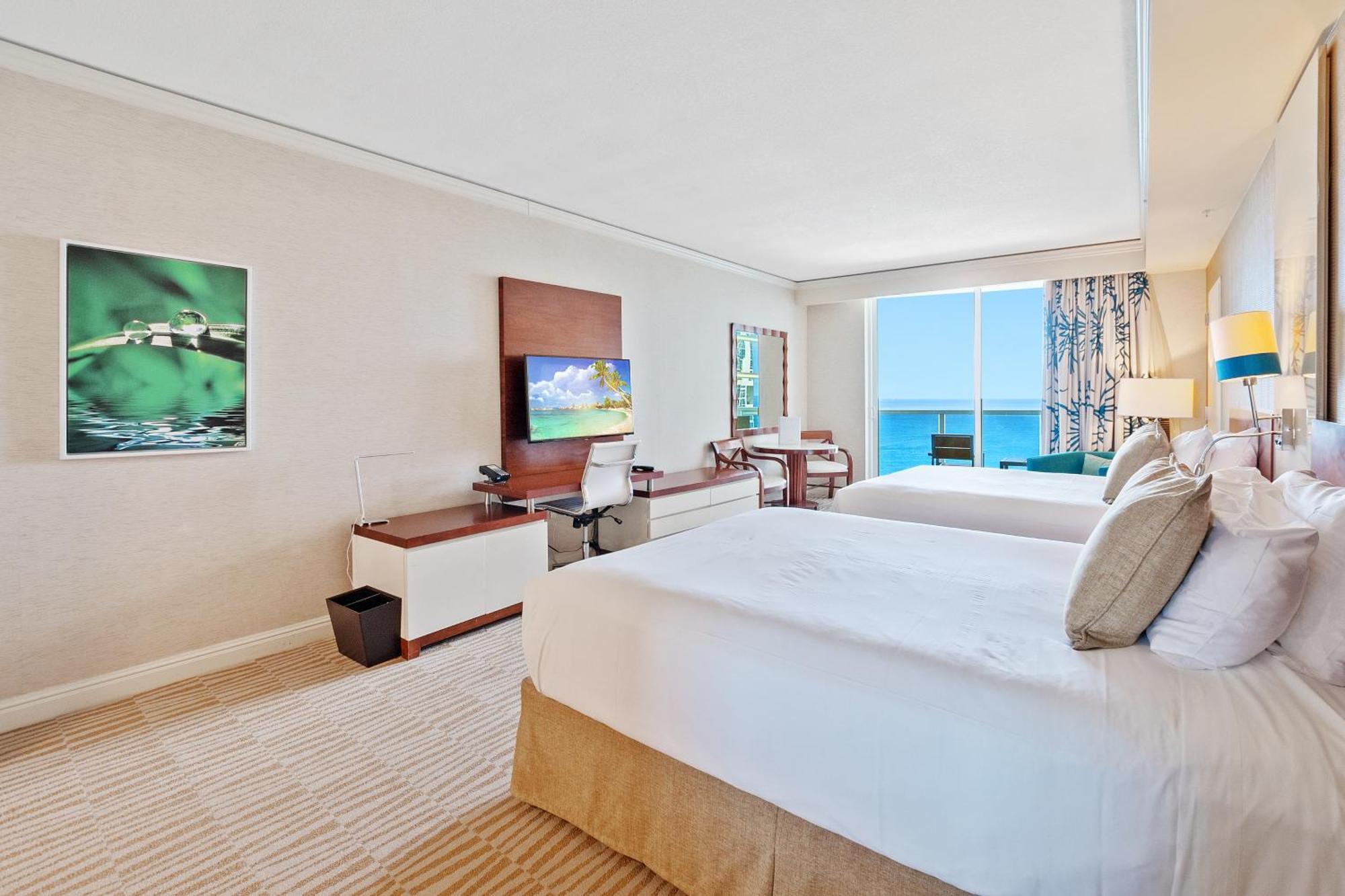 Trump International Deluxe 2 Queen Bed Ocean Front Sunny Isles Beach Eksteriør billede